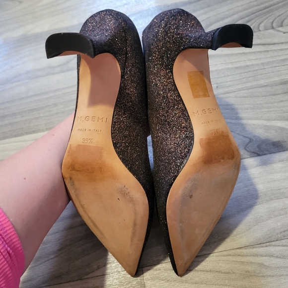 M. Gemi Sparkle Pointed Heels - Picture 6 of 8